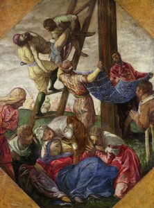 El Descendimiento de la Cruz de Jacopo Robusti Tintoretto